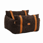 Autosedačka Golden dog 3v1 pre psa 57 x 50 x 36 cm – hnedá